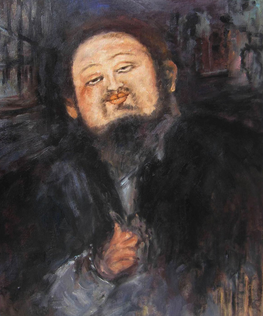 Portrait of Diego Rivera 2 - Amedeo Modigliani Paintings